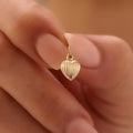 MINIMAL LUFTBALLON HERZ ANHÄNGER | 14K GOLD