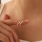 BALANCE HALSKETTE MIT ZİRKONSTEIN | 14K GOLD