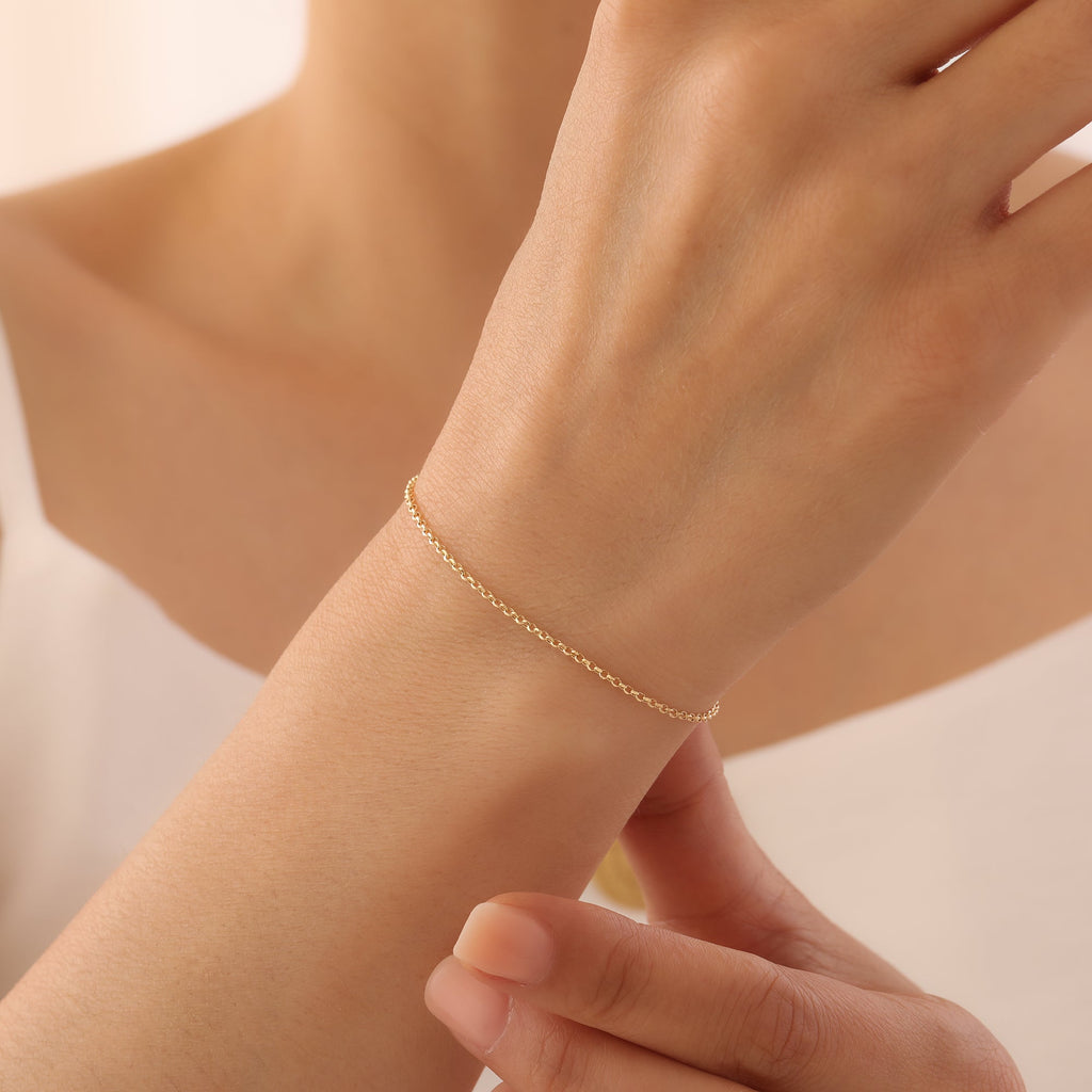 ELEGANTE KETTE ARMKETTE | 14K GOLD