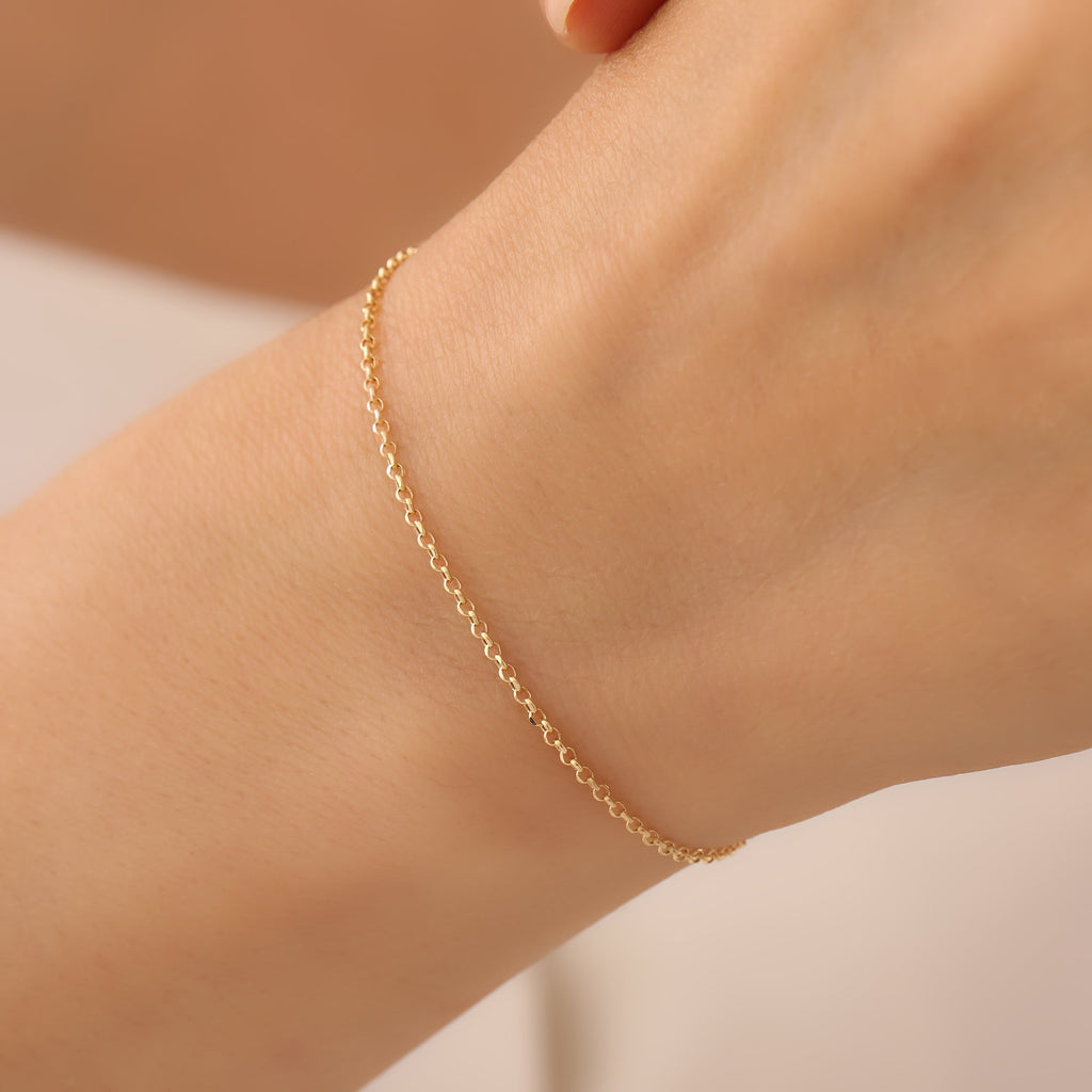 ELEGANTE KETTE ARMKETTE | 14K GOLD
