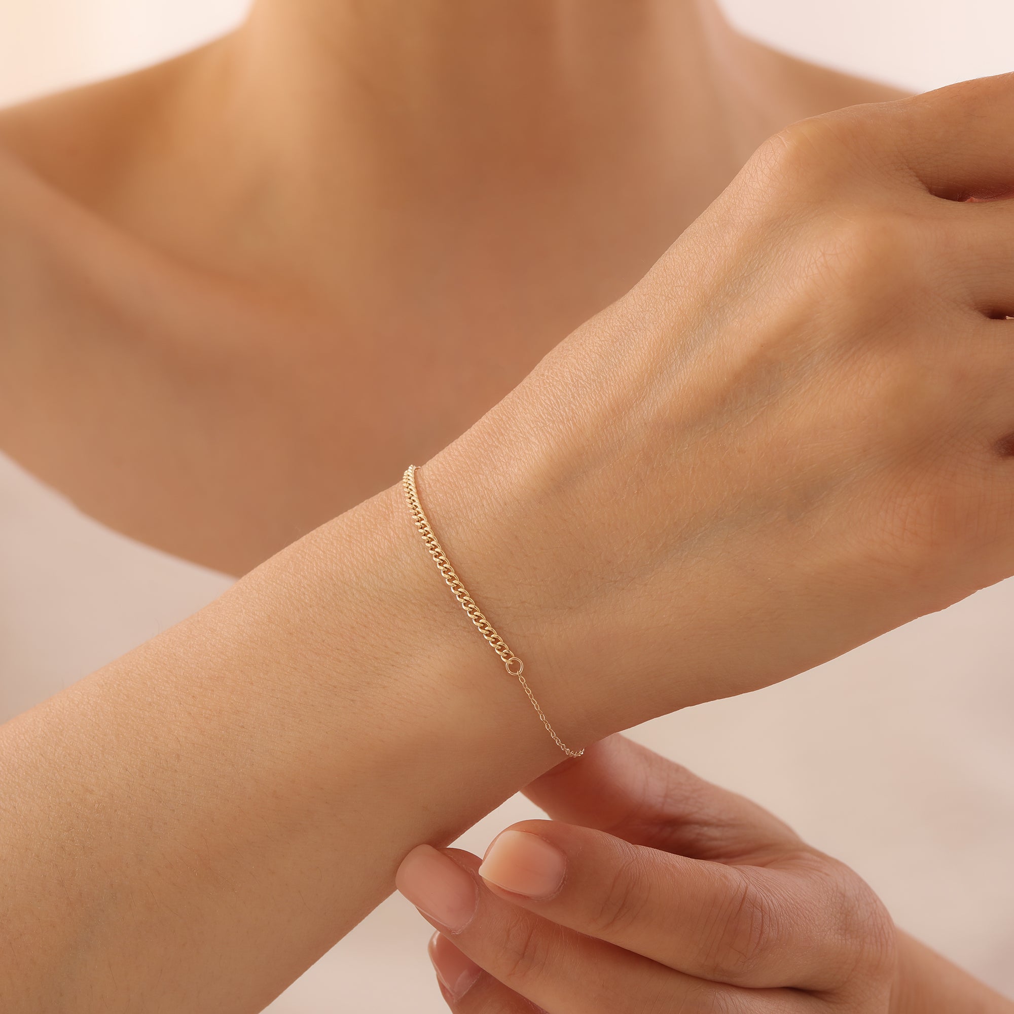 DESIGNER-KETTE ARMKETTE | 14K GOLD