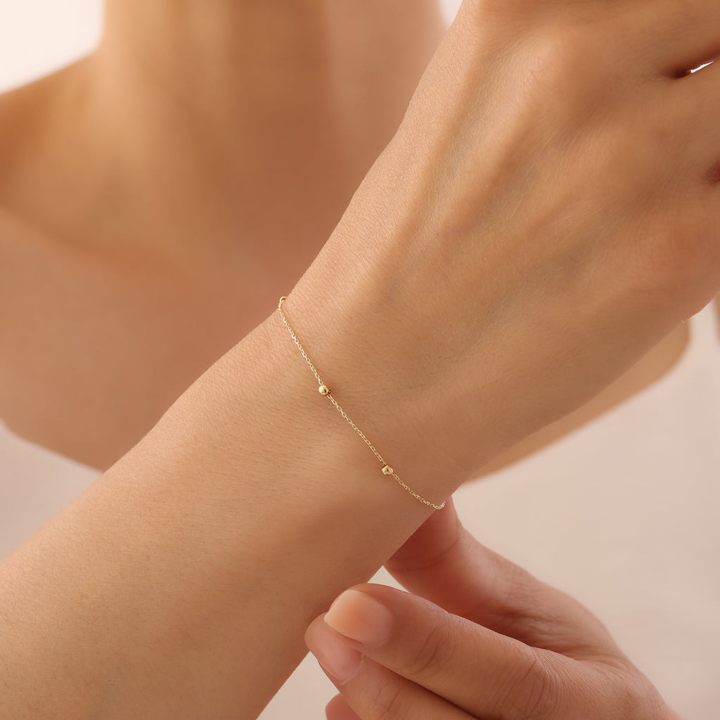ELEGANTE DORICA KETTE ARMKETTE | 14K GOLD