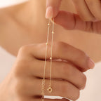 ELEGANTE DORICA KETTE ARMKETTE | 14K GOLD