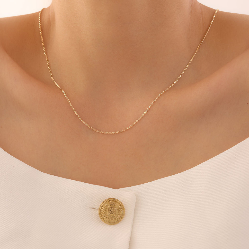 FEINE ELEGANTE HALSKETTE | 14K GOLD