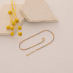 MINI MEHRFARBIGE DORIKA ARMKETTE | 14K GOLD