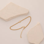 MINIMALE KETTE MIT STERN-ANHÄNGER ARMKETTE | 14K GOLD