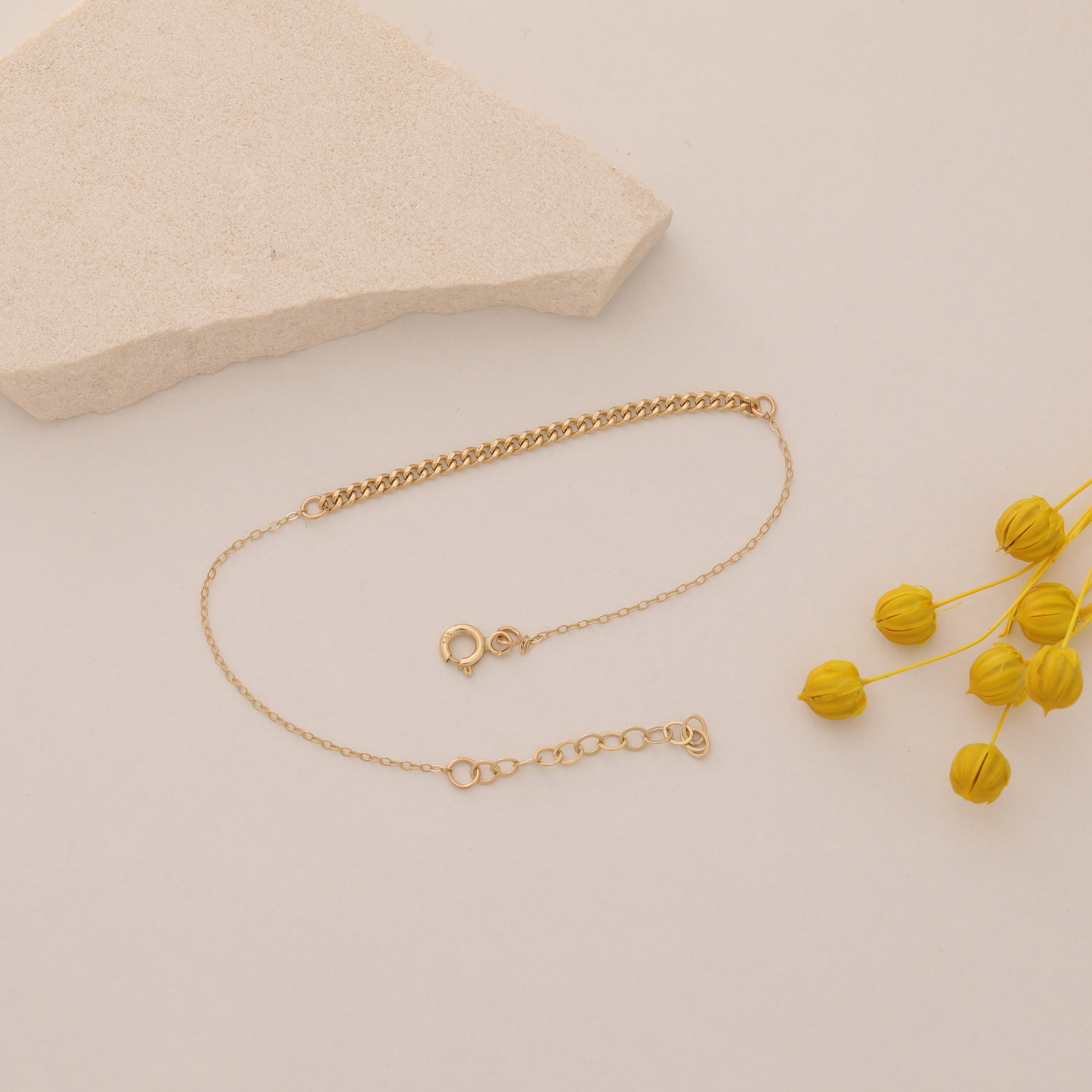 DESIGNER-KETTE ARMKETTE | 14K GOLD