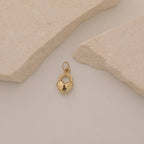 MINIMAL LIEBESSCHLOSS ANHÄNGER | 14K GOLD