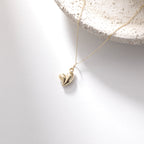 TROPFENHERZ ANHÄNGER | 14K GOLD