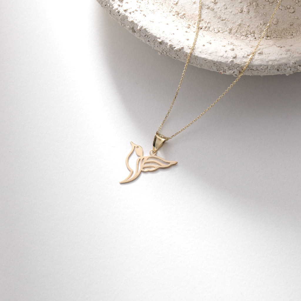 GLÜCKSVOGEL ANHÄNGER | 14K GOLD