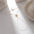 BLUMENMOTIV HANDKETTE | 14K GOLD
