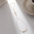 DORICA-KETTE HERZ HANDKETTE | 14K GOLD