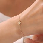 ELEGANTE SONNE ARMKETTE | 14K GOLD