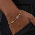 BAGUETTE PARS ARMKETTE | 14K GOLD