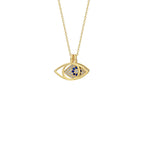 AUGE NAZAR HALSKETTE aus 925 Silber - Eleganter Halskette - AURIME