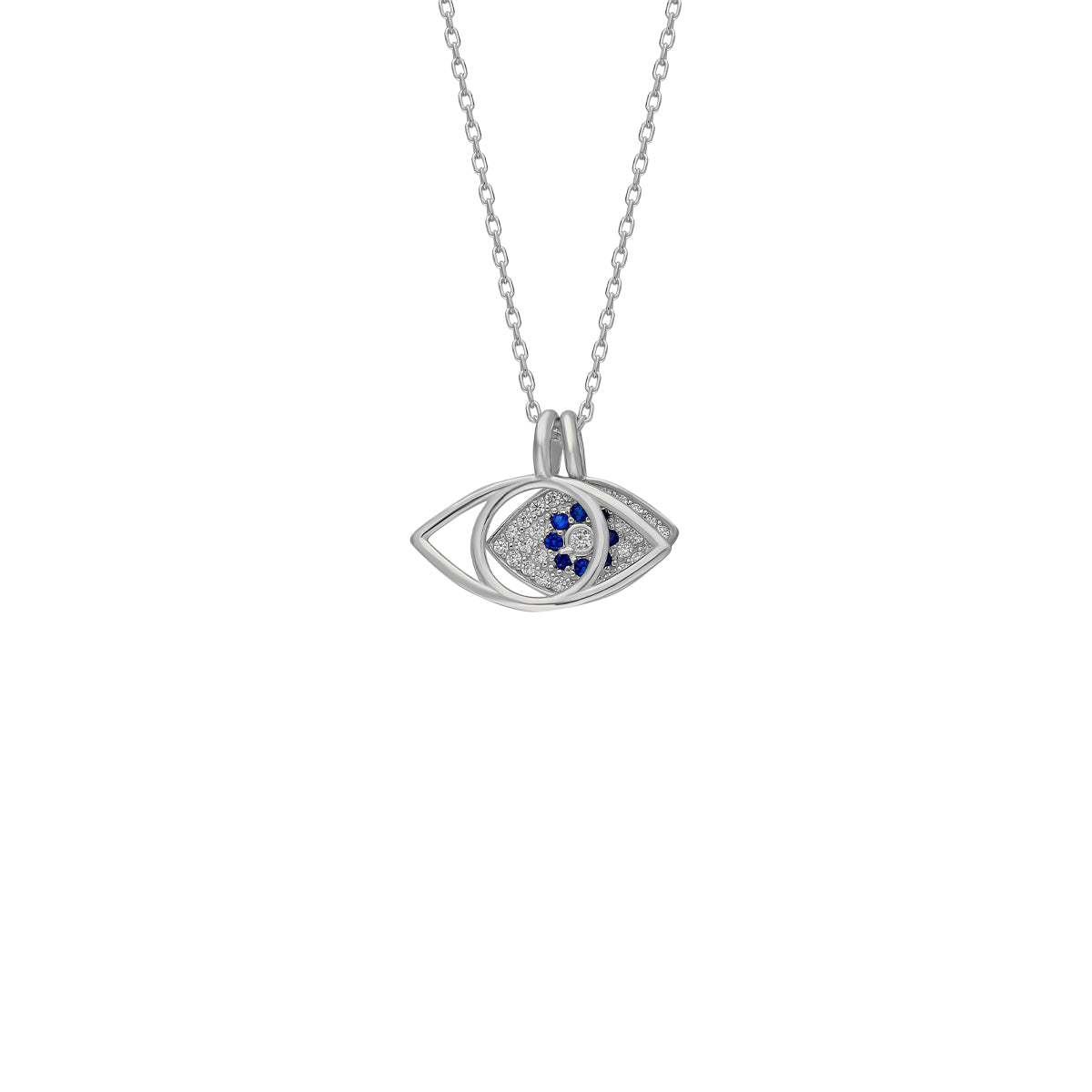 AUGE NAZAR HALSKETTE aus 925 Silber - Eleganter Halskette - AURIME