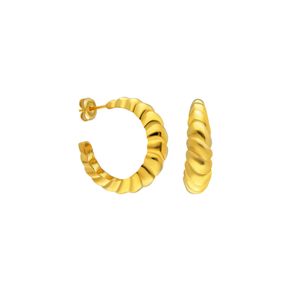 Ohrring aus 925er Silber mit Muschel-Design, von Aurime, detailreiche Silberschmuck-Ohrringe, elegantes Accessoire