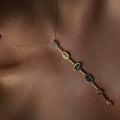 Eclat Y Halskette aus 925er Silber von Aurime, filigranes Design mit Y-Form, elegante Damen-Schmuckaccessoire
