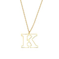 925 Silber Buchstaben-Halskette mit Rahmen-Buchstaben, elegantes Schmuckstück von Aurime, detailreiche Kette mit Buchstabenanhänger