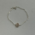 GALATASARAY Armband aus 925 Silber, von AURIME, zeigt das Vereinslogo in detaillierter, silberner Ausführung.