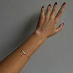 MINIMAL INFINITY ARMKETTE aus 925 Silber - Eleganter Halskette - AURIME