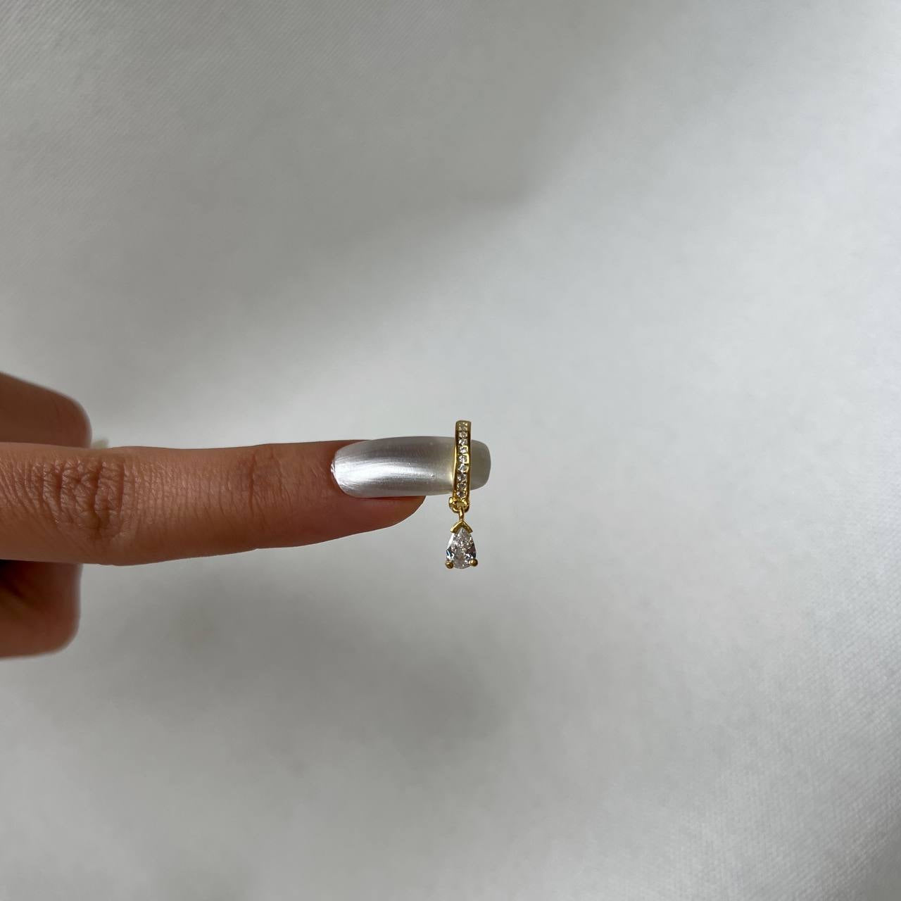 DROP STONE OHRRING aus 925 Silber - Eleganter Ohrringe - AURIME