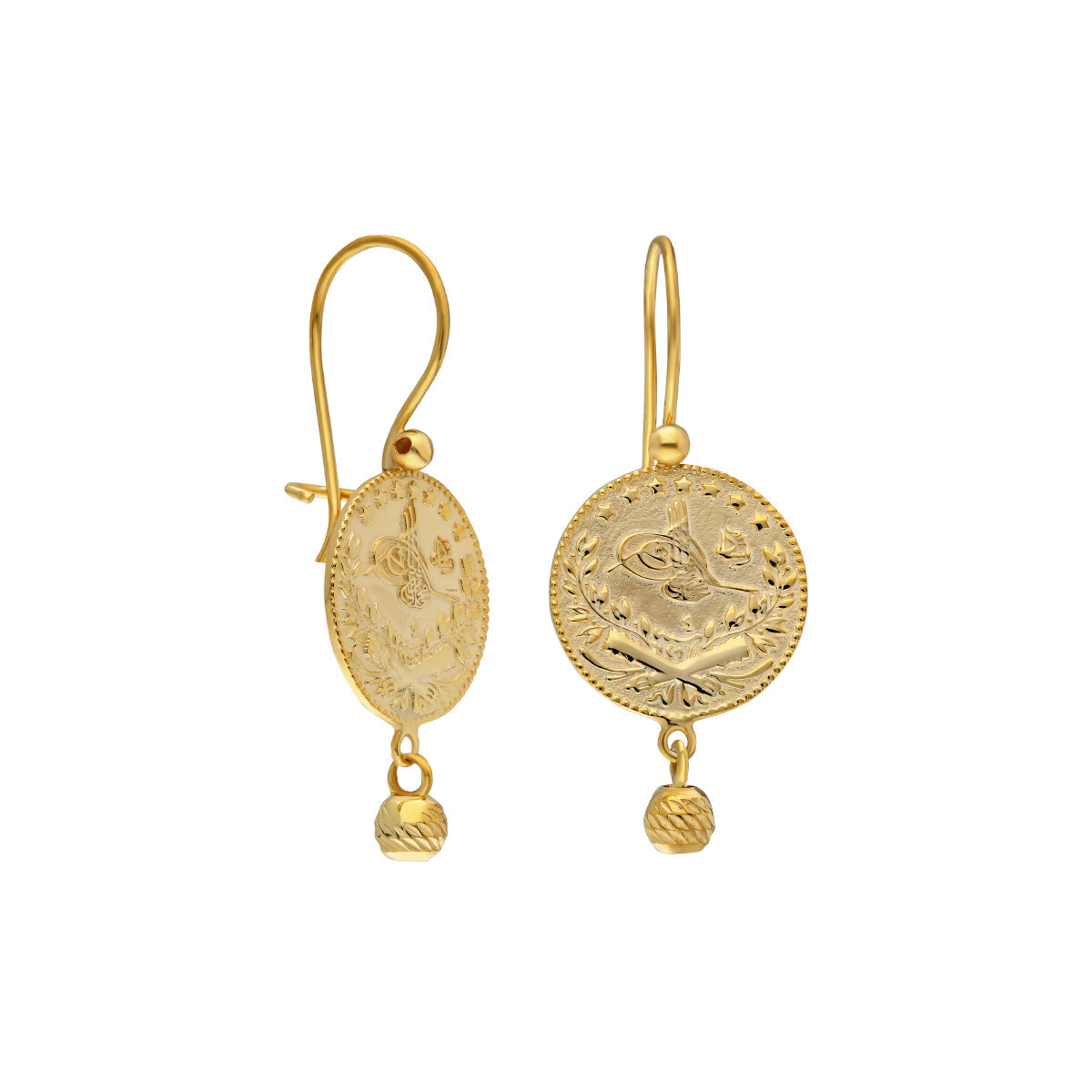 RESAT OHRRING MIT BALL aus 925 Silber - Eleganter Ohrringe - AURIME