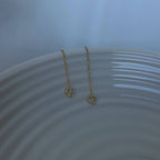 Heart Threader Earrings (7030549872685)