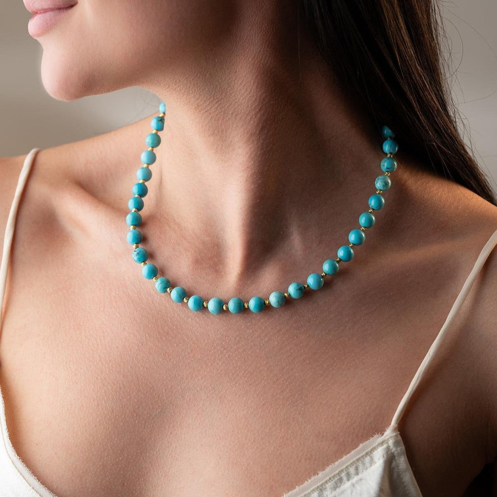 FIRUZE DORIKA 8MM KETTE | 925 SILBER