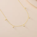 BUTTERFLY WEISS KETTE | 925 SILBER