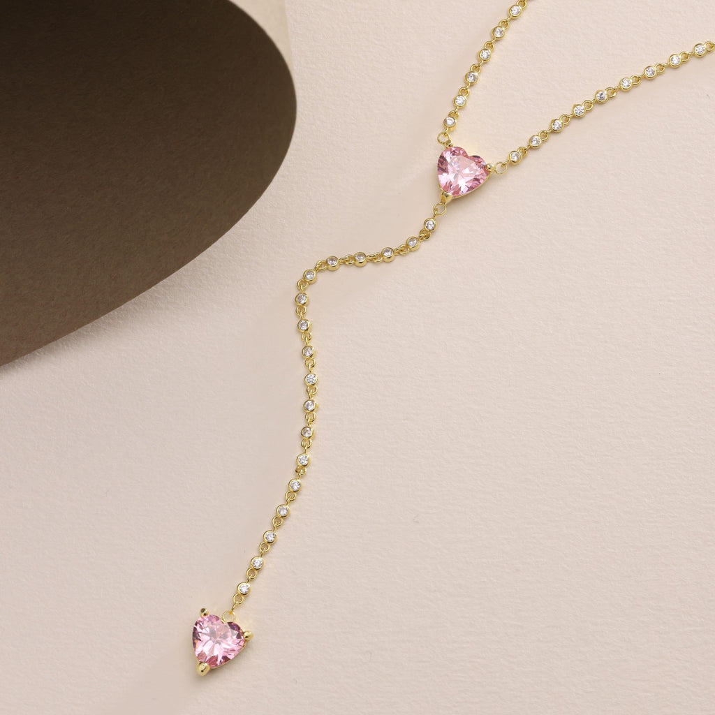ROSE HERZ Y KETTE | 925 SILBER