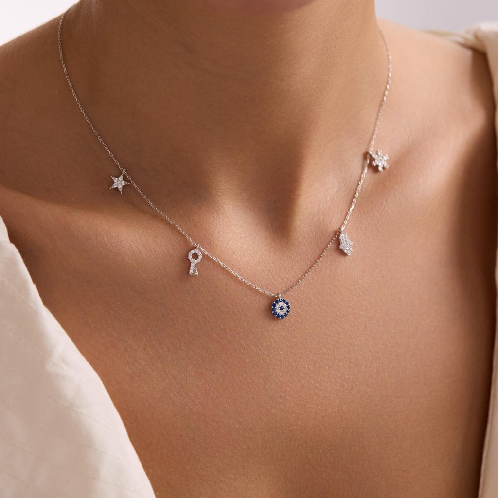 GLÜCKS CHARM KETTE | 925 SILBER