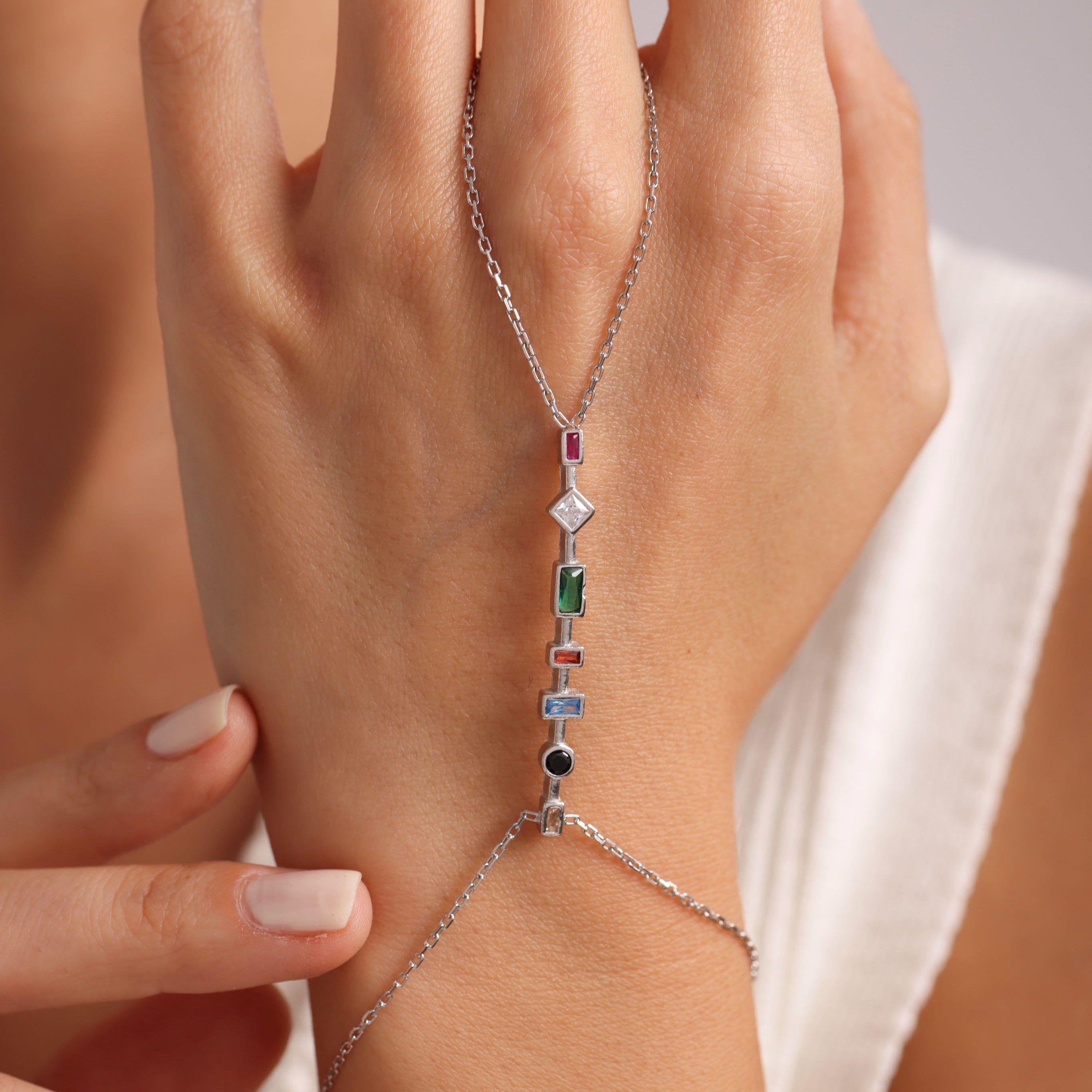 MYSA HANDKETTE aus 925 Silber - Eleganter Halskette - AURIME