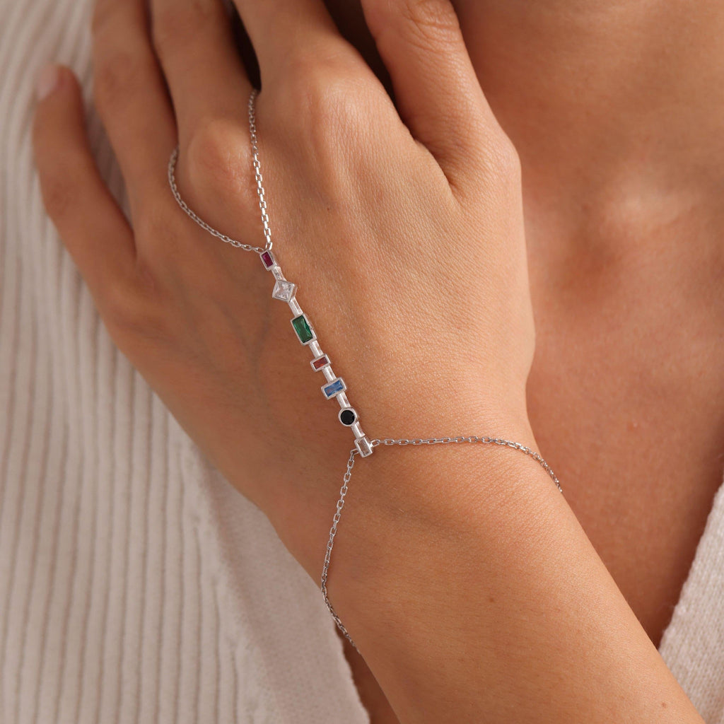 MYSA HANDKETTE aus 925 Silber - Eleganter Halskette - AURIME