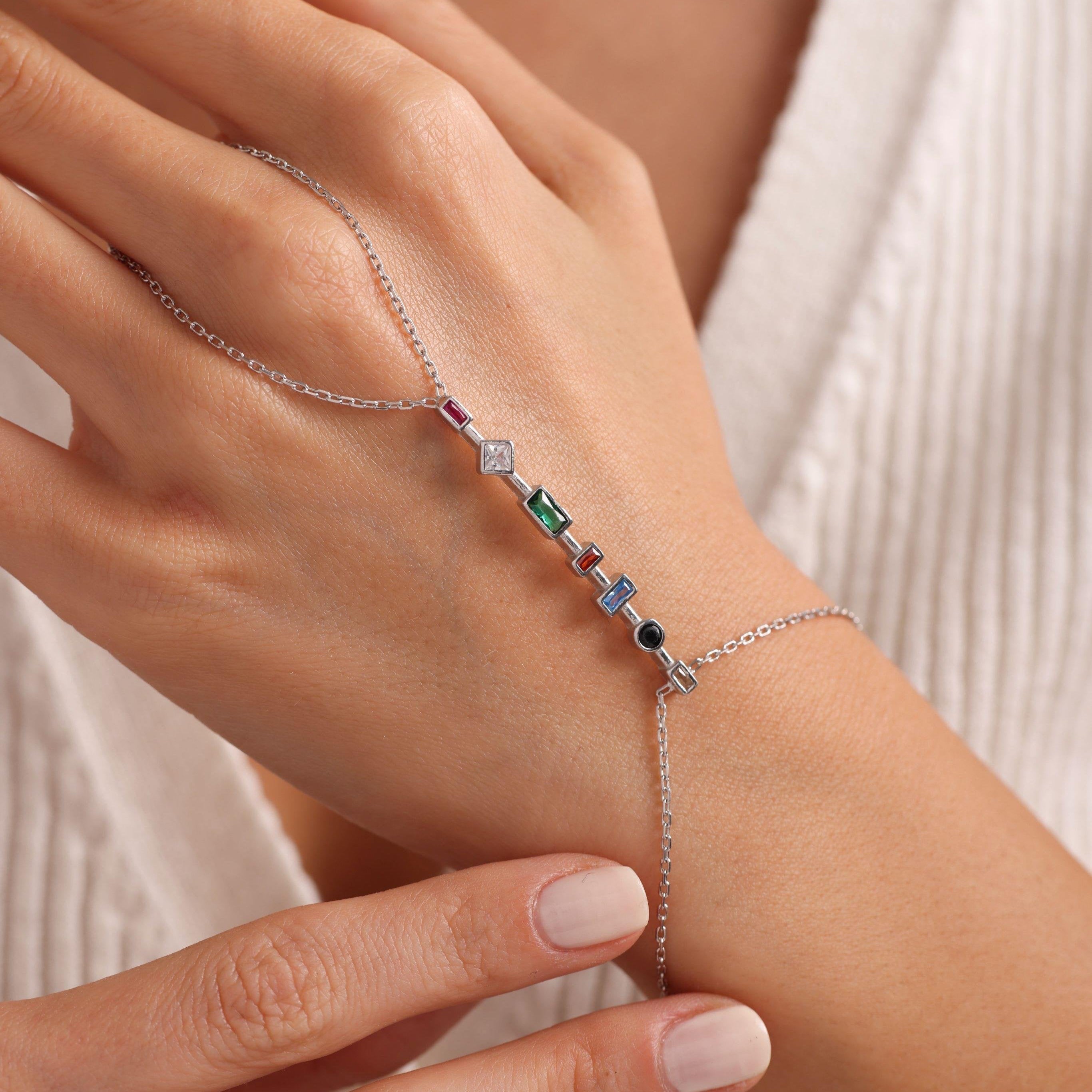 MYSA HANDKETTE aus 925 Silber - Eleganter Halskette - AURIME