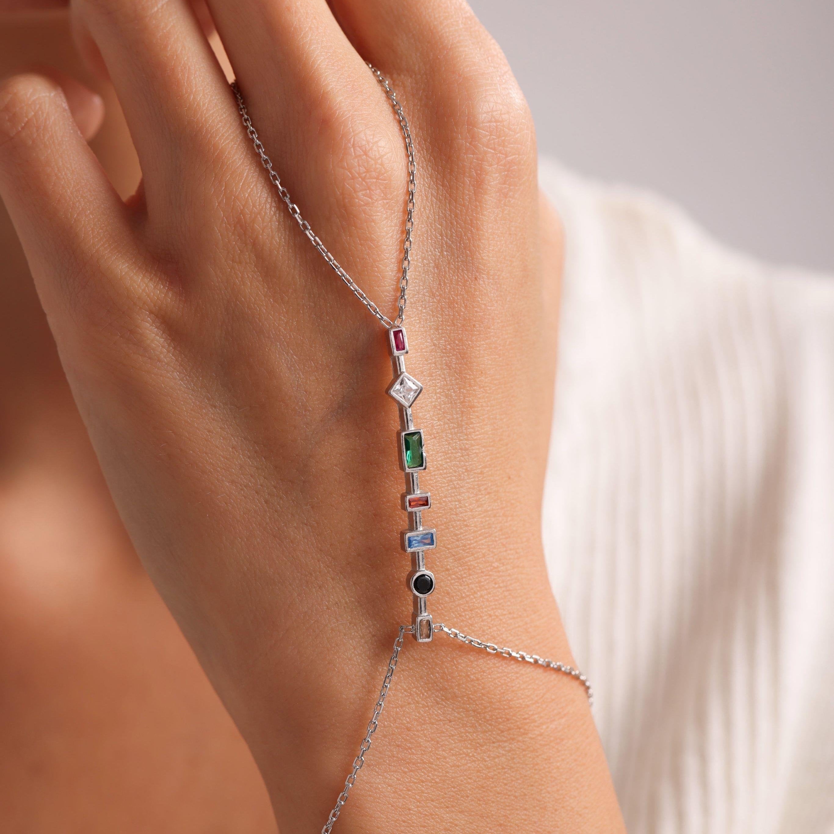 MYSA HANDKETTE aus 925 Silber - Eleganter Halskette - AURIME