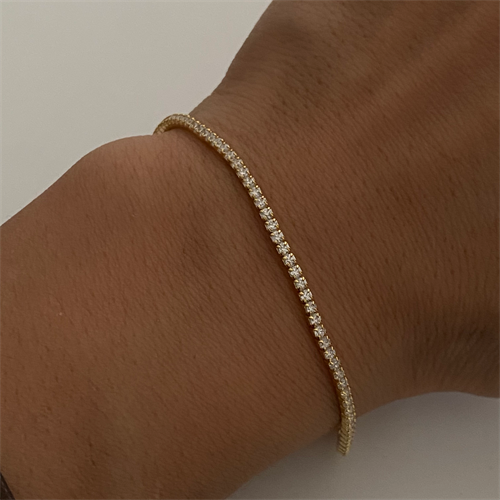 ICED OUT ARMBAND aus 925 Silber - Eleganter Armband - AURIME