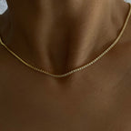 FULL CHAIN HALSKETTE aus 925 Silber - Eleganter Halskette - AURIME