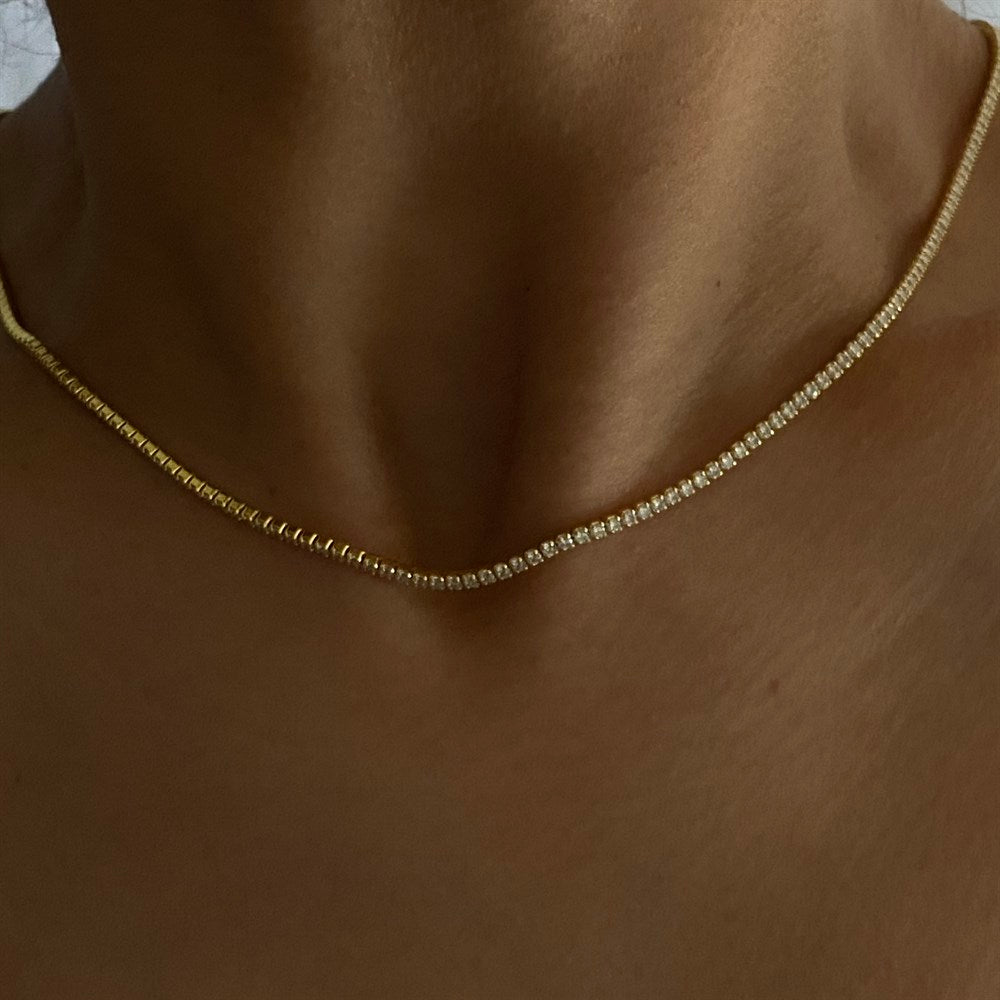 FULL CHAIN HALSKETTE aus 925 Silber - Eleganter Halskette - AURIME