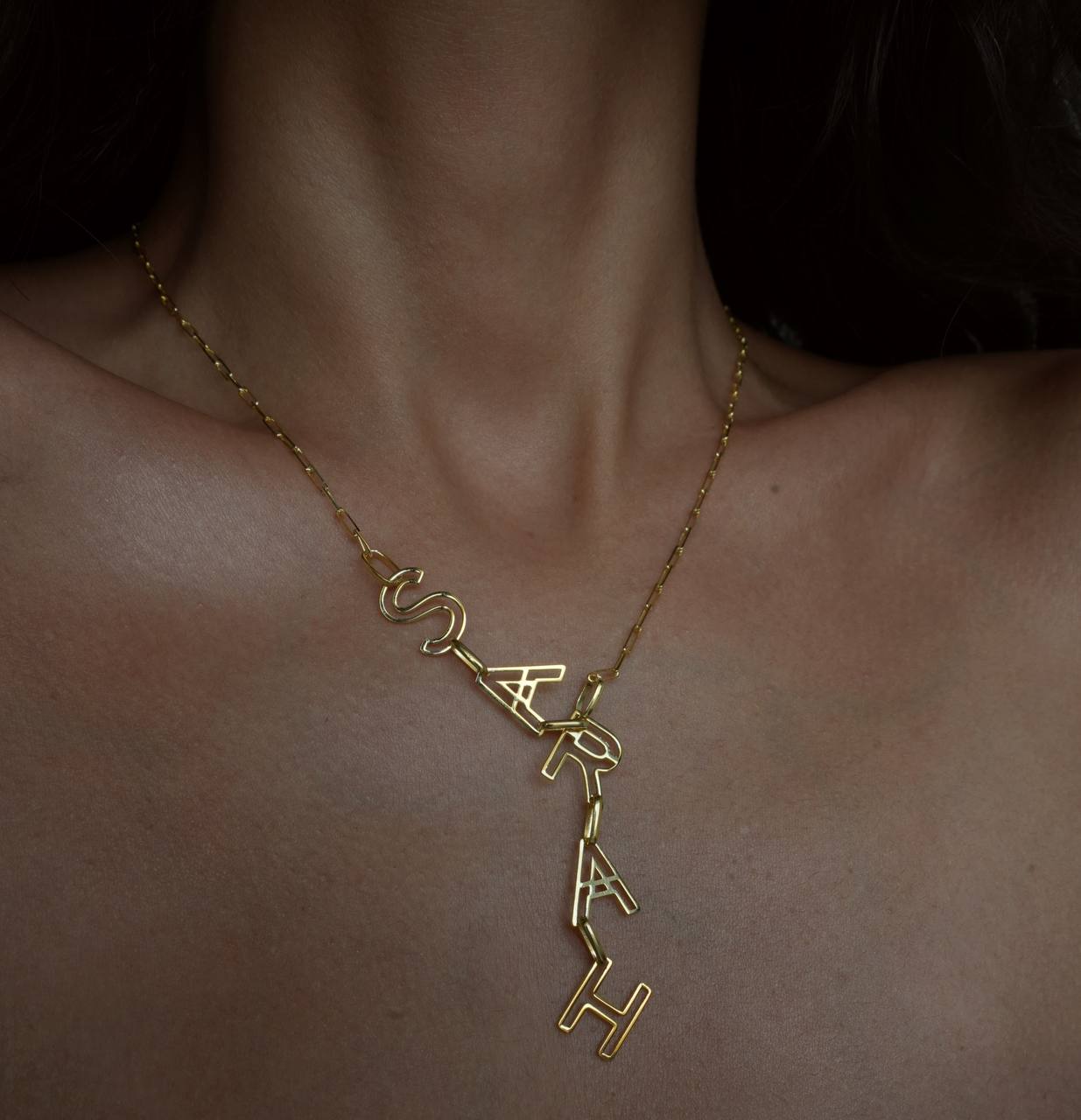 CASPER NAMENSKETTE aus 925 Silber - Eleganter Halskette - AURIME