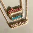 COLORFULL PRECIOUS NAME NECKLACE | 925 SILBER