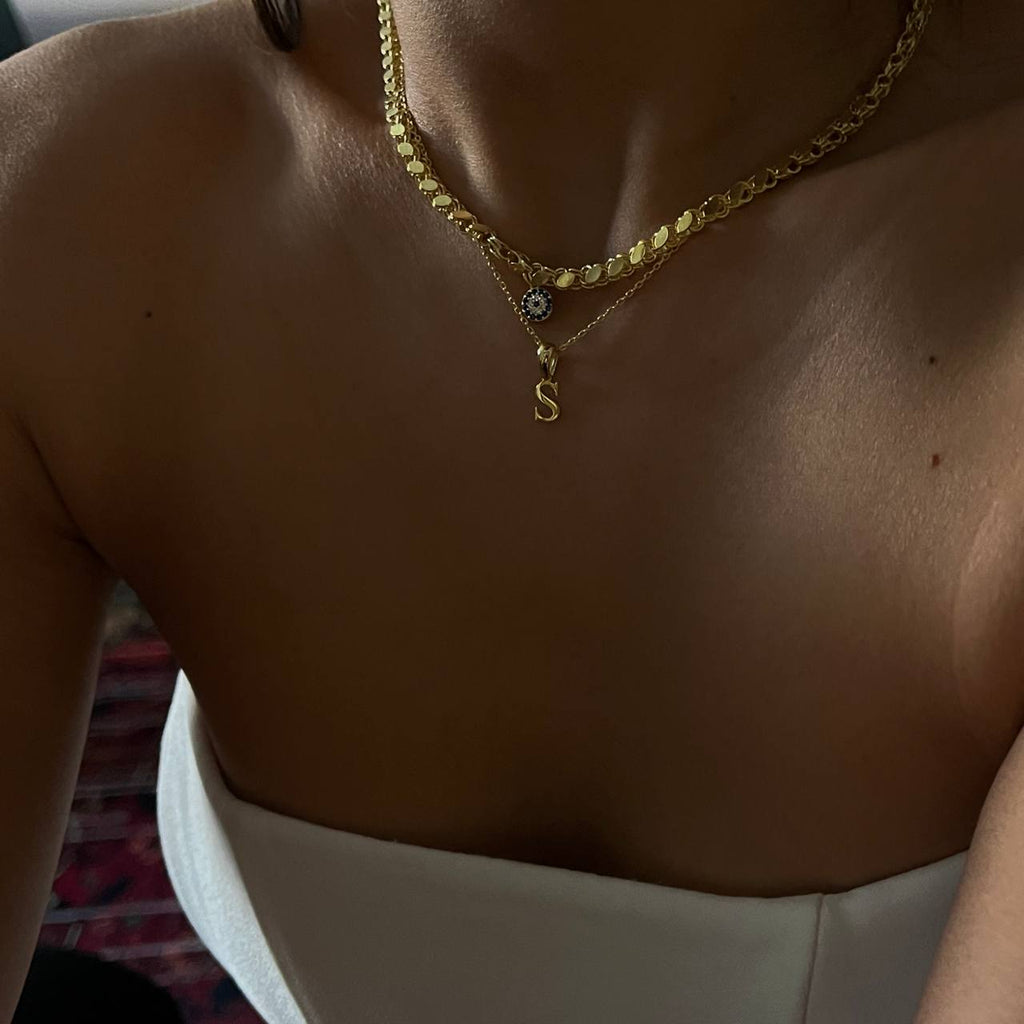 MINI LETTER NECKLACE aus 925 Silber - Hochwertiger Schmuck - AURIME