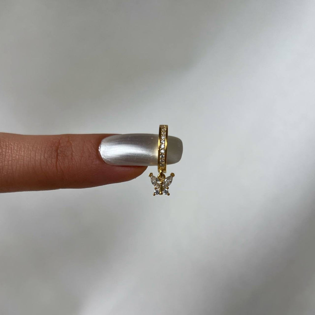 MINI BUTTERFLY OHRRINGE aus 925 Silber - Eleganter Ohrringe - AURIME