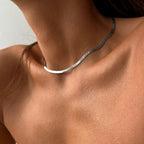 SNAKE HALSKETTE aus 925 Silber - Eleganter Halskette - AURIME