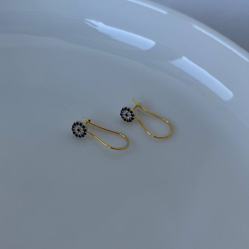 MINI NAZAR OHRRING aus 925 Silber - Eleganter Ohrringe - AURIME