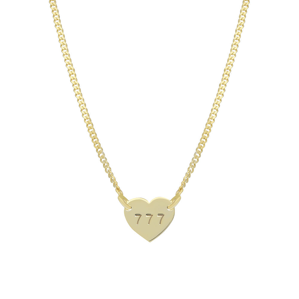 CUBAN HEART NECKLACE aus 925 Silber - Hochwertiger Schmuck - AURIME