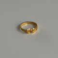 Liebesknoten Ring aus 925 Silber von AURIME, detailreiche Silberschmuck mit filigranem Liebesknoten-Design.