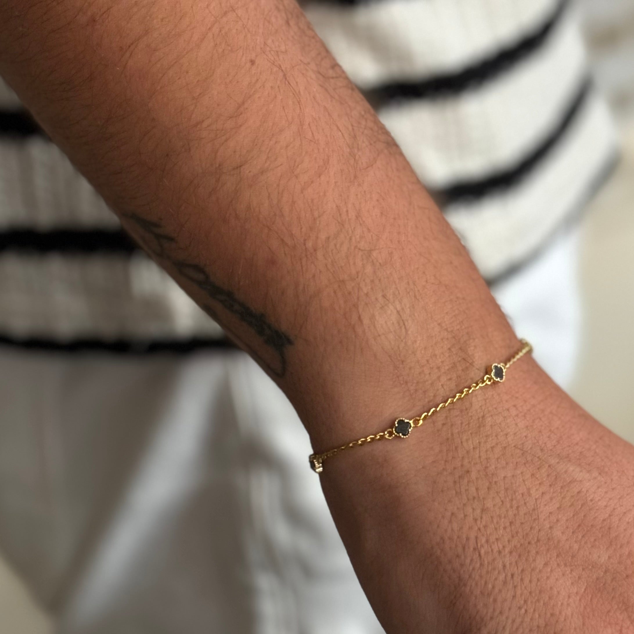 MINIMAL KLEE GOURMET ARMKETTE aus 925 Silber - Eleganter Halskette - AURIME