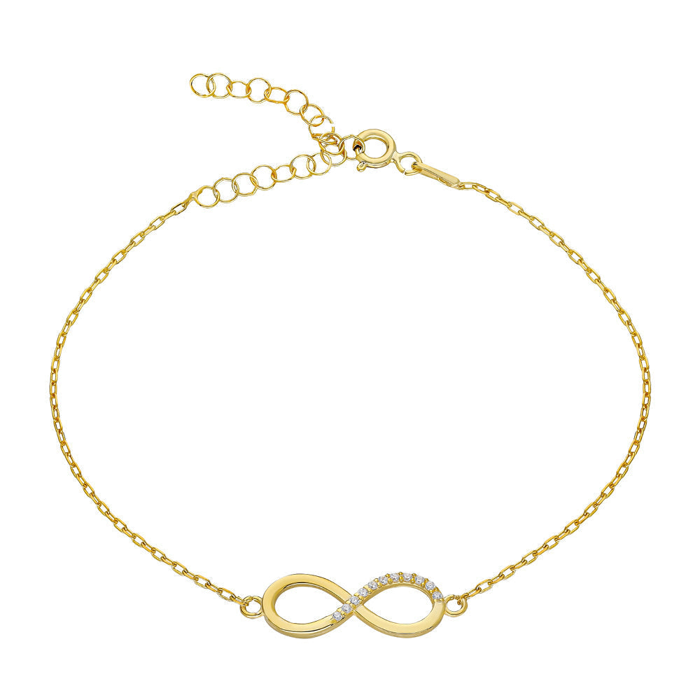 INFINITY ARMKETTE aus 925 Silber - Eleganter Halskette - AURIME