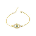 Augen Armkette Boho aus 925 Silber, filigrane Kette mit Augenmotiven, stilvolles Schmuckstück im Boho-Design